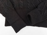 Mariner Sweater Roll-Neck - Black - Last One - Size XL