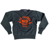 The Medalist Sweatshirt - Black "MfgCo." Flock Print