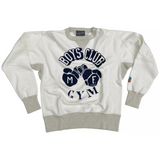 The Medalist Sweatshirt - White "Boys Club" Flock Print