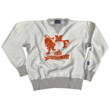 The Medalist Sweatshirt - White "Panther" Flock Print