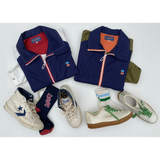Mister Freedom® MERCURY Windbreaker Jacket is inspired by vintage high-tech 70s-80s active wear and running clothes. Made in Japan.