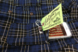 Nixon Shirt - Navy Printed Plaid Corduroy - Warehouse - Last One - Size Medium