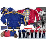 Mister Freedom® PODIUM inspired by vintage 1940s-60s award/letterman/baseball/varsity/club/warm-up jackets. Made In Japan.