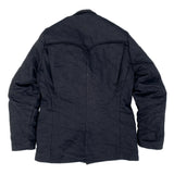 Pioneer Jacket Midnight Shell: Hefty 16 Oz. “Midnight” denim, dark indigo warp & black weft twill, solid white selvedge ID. Milled in Japan.