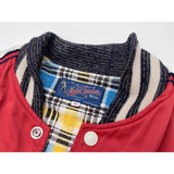 Mister Freedom® PODIUM inspired by vintage 1940s-60s award/letterman/baseball/varsity/club/warm-up jackets. Made In Japan.