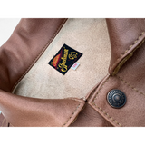 Original vintage-style MF® branded brass snaps closure.