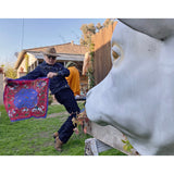 Mister Freedom® Ranch Kerchief selvedge bandana featuring vintage-inspired 1950s-60s dude ranch cowboy/western artwork.