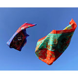 Mister Freedom® Ranch Kerchief selvedge bandana featuring vintage-inspired 1950s-60s dude ranch cowboy/western artwork.