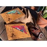 Mister Freedom® Ranch Kerchief selvedge bandana featuring vintage-inspired 1950s-60s dude ranch cowboy/western artwork.