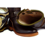 Road Champ - Brown Leather Boots
