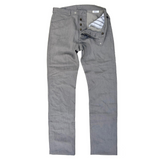 Mister Freedom "Nouvelle Vague" Slacks - Slate Grey - Front View with Button Fly