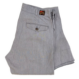 Mister Freedom Sportsman Nouvelle Vague Slacks in Slate Grey - Button back pocket detail