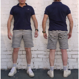 Continental Bermudas - NOS Stripe - Warehouse