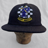 Mister Freedom® “SHIP CAP” Snapback Cap in Selvedge Denim featuring vintage military patch. Made in USA.