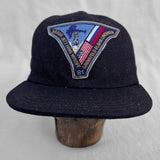 Mister Freedom® “SHIP CAP” Snapback Cap in Selvedge Denim featuring vintage military patch. Made in USA.