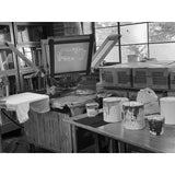 Shop Tee "Truckstop" screen printed at the Mister Freedom® HQ