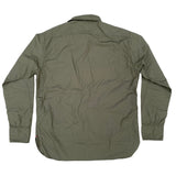 Mister Freedom® SNIPES Shirt in Olive Drab Poplin. Inspired by a vintage 1930’s US Army wool uniform. Made in Japan.