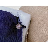 Indigo Corduroy, Brown Denim, synthetic fiber filling and Mister Freedom branded snaps