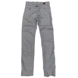 Mister Freedom® Sportsman Chinos in NOS grey denim twill. Inspired by vintage 1940’s-50’s cotton twill work pants and classic men’s tailoring. Made in USA.