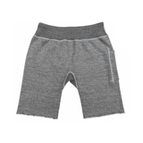 SWEATPANTS CUT-OFFS - Heather Grey