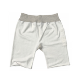 SWEATPANTS CUT-OFFS - White