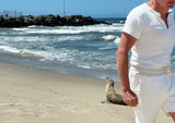 SWEATPANTS CUT-OFFS - White