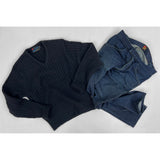 Styling mfsc Terrence Sweater - An original MFSC pattern inspired by several vintage cashmere sweaters from our archives.